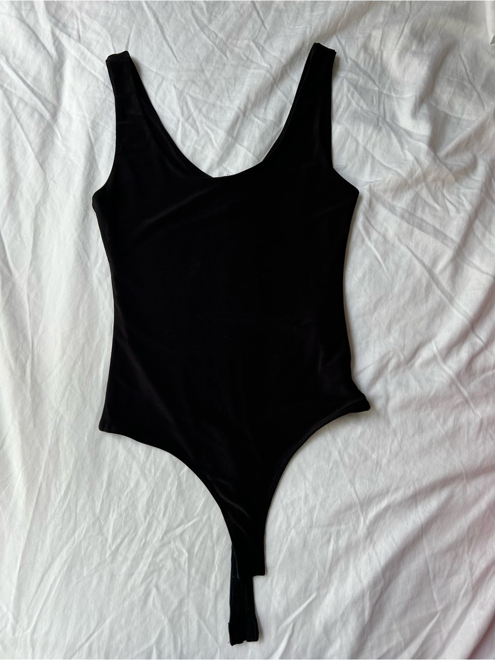 Open Edit xxs black body suit